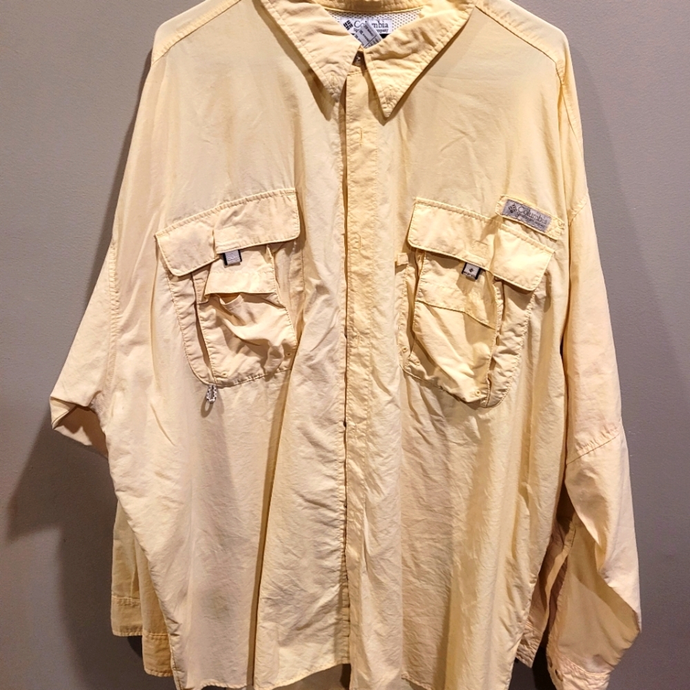 Columbia 3xl fishing shirt
